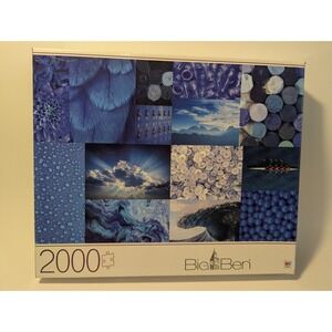 Jigsaw Puzzle: "Blues" (Big Ben, Milton Bradley, 2019) 2000 Piece Puzzle Sealed